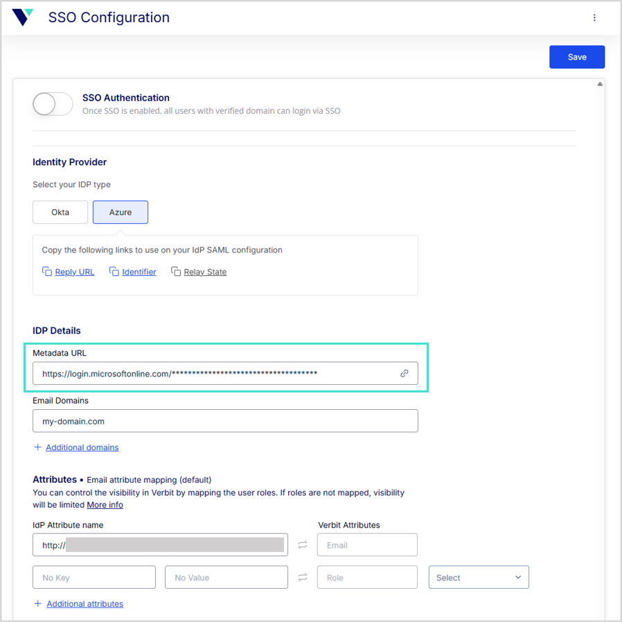 Verbit) Single Sign-On Feature (SSO)